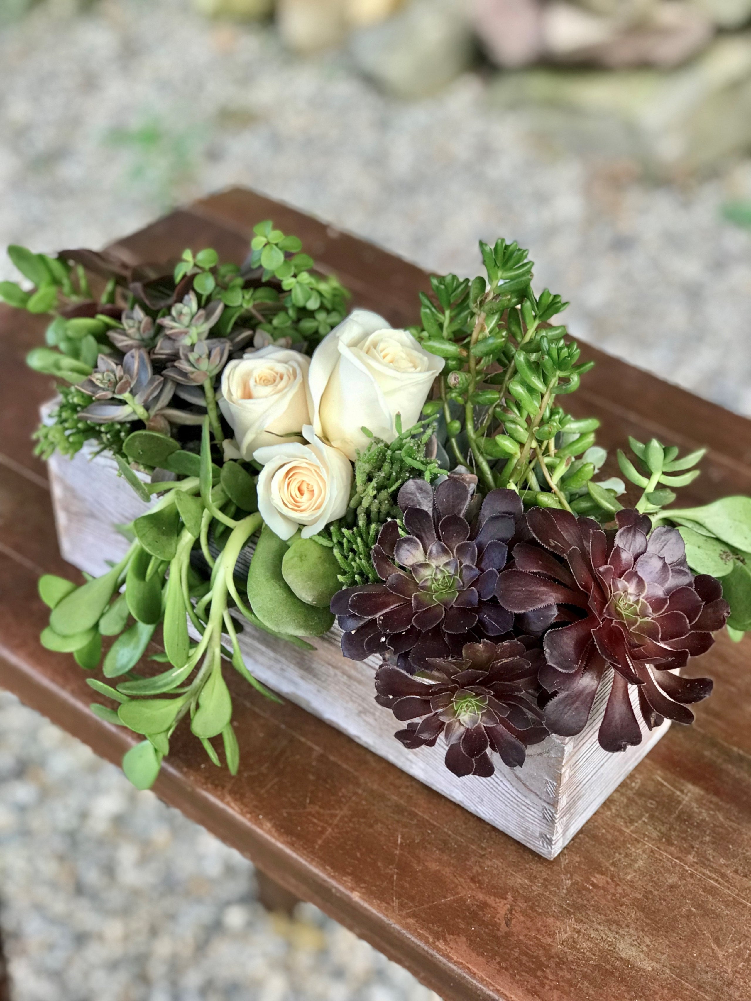 Wedding centerpieces store with succulents